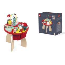 Janod Formes & Couleurs|Bouliers, Loopings & Panneaux D'Activités*Table d'activités Baby Forest (bois)