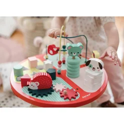 Janod Formes & Couleurs|Bouliers, Loopings & Panneaux D'Activités*Table d'activités Baby Forest (bois)