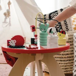 Janod Formes & Couleurs|Bouliers, Loopings & Panneaux D'Activités*Table d'activités Baby Forest (bois)