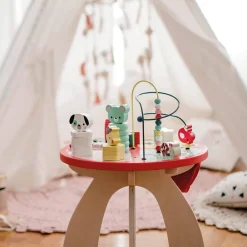 Janod Formes & Couleurs|Bouliers, Loopings & Panneaux D'Activités*Table d'activités Baby Forest (bois)