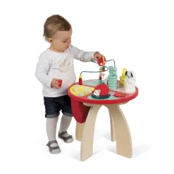 Janod Formes & Couleurs|Bouliers, Loopings & Panneaux D'Activités*Table d'activités Baby Forest (bois)