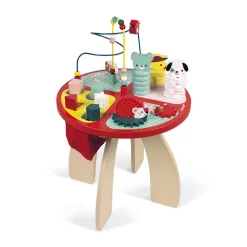 Janod Formes & Couleurs|Bouliers, Loopings & Panneaux D'Activités*Table d'activités Baby Forest (bois)