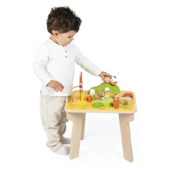 Janod Tracteurs & Animaux De La Ferme|Formes & Couleurs*Table d'Activités Ferme en bois