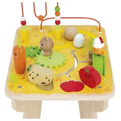 Janod Tracteurs & Animaux De La Ferme|Formes & Couleurs*Table d'Activités Ferme en bois