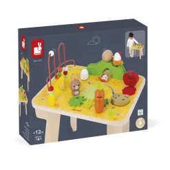 Janod Tracteurs & Animaux De La Ferme|Formes & Couleurs*Table d'Activités Ferme en bois