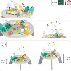 Janod Bouliers, Loopings & Panneaux D'Activités|Manipulation & Encastrement*Table d'Activités Jardin Sweet Cocoon