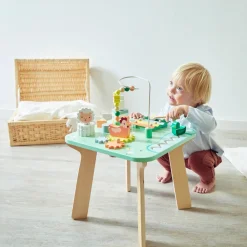 Janod Formes & Couleurs|Bouliers, Loopings & Panneaux D'Activités*Table d'Activités Jolie Prairie (bois)
