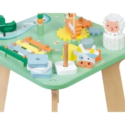 Janod Formes & Couleurs|Bouliers, Loopings & Panneaux D'Activités*Table d'Activités Jolie Prairie (bois)