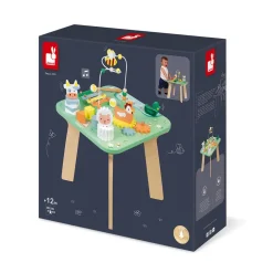 Janod Formes & Couleurs|Bouliers, Loopings & Panneaux D'Activités*Table d'Activités Jolie Prairie (bois)