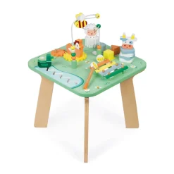 Janod Formes & Couleurs|Bouliers, Loopings & Panneaux D'Activités*Table d'Activités Jolie Prairie (bois)