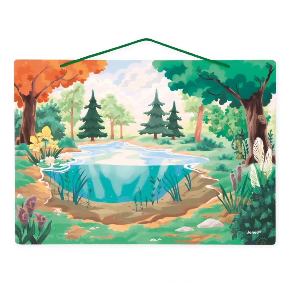 Janod Jeux Éducatifs Primaire|Jeux Éducatifs Maternelle*Tableau Magnétique La Mare - Partenariat WWF®