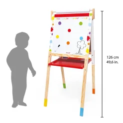 Janod Tableaux, Ardoises & Magnets|Jeux Éducatifs Primaire*Tableau Réglable Splash (bois)