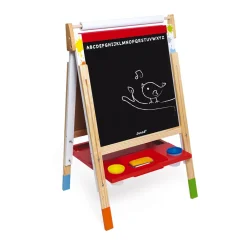 Janod Tableaux, Ardoises & Magnets|Jeux Éducatifs Primaire*Tableau Réglable Splash (bois)