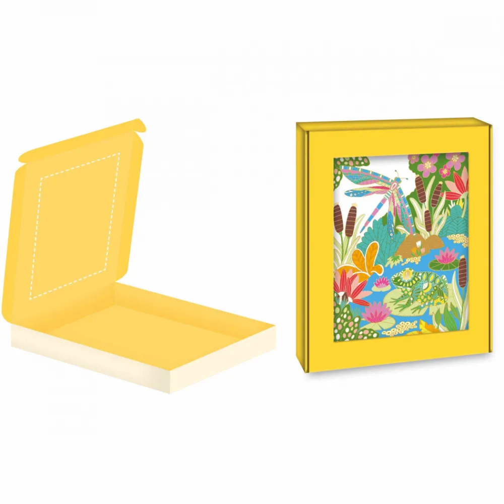 Janod Peinture Par Numéro & Coloriage|Collection "Les Ateliers Du Calme"*Tableaux Dorés Peinture Aquarelle Jardin