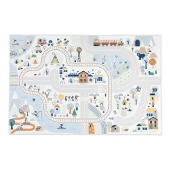 Janod Tapis & Déco|Tables & Mobilier*Tapis avec circuit Vallée blanche - Cross Roads