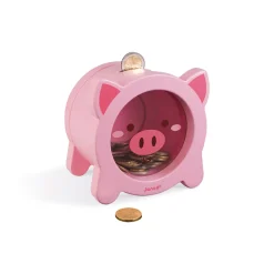 Janod Tapis & Déco*Tirelire Cochon (bois)