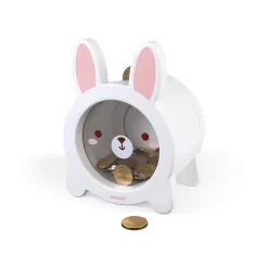 Janod Tapis & Déco*Tirelire Lapin (bois)