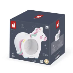 Janod Tapis & Déco*Tirelire Licorne en bois