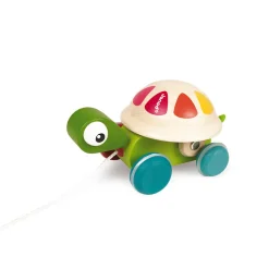 Janod Jouets À Promener & À Pousser*Tortue à Promener Zigolos (bois)