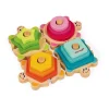 Janod Formes & Couleurs|Manipulation & Encastrement*Tortues des Formes I wood (bois)