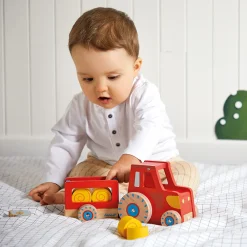 Janod Tracteurs & Animaux De La Ferme|Jouets À Promener & À Pousser*Tracteur à Tirer