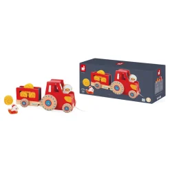 Janod Tracteurs & Animaux De La Ferme|Jouets À Promener & À Pousser*Tracteur à Tirer