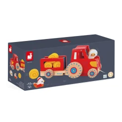Janod Tracteurs & Animaux De La Ferme|Jouets À Promener & À Pousser*Tracteur à Tirer