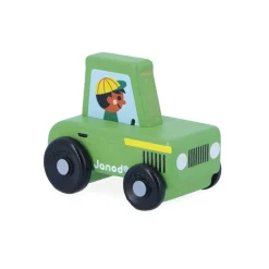 Janod Véhicules, Garages & Voitures|Tracteurs & Animaux De La Ferme*Tracteur vert en bois Campagne - Cross Roads
