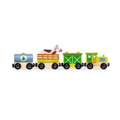 Janod Trains & Circuits|Tracteurs & Animaux De La Ferme*Train Ferme Story (bois)