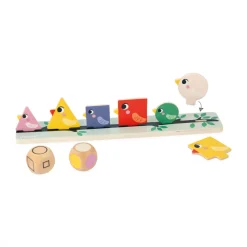 Janod Jeux Éducatifs Maternelle|Jeux Éducatifs Science & Géographie*Tri des Formes, Couleurs et Tailles - Les Oiseaux