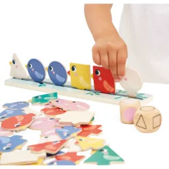Janod Jeux Éducatifs Maternelle|Jeux Éducatifs Science & Géographie*Tri des Formes, Couleurs et Tailles - Les Oiseaux