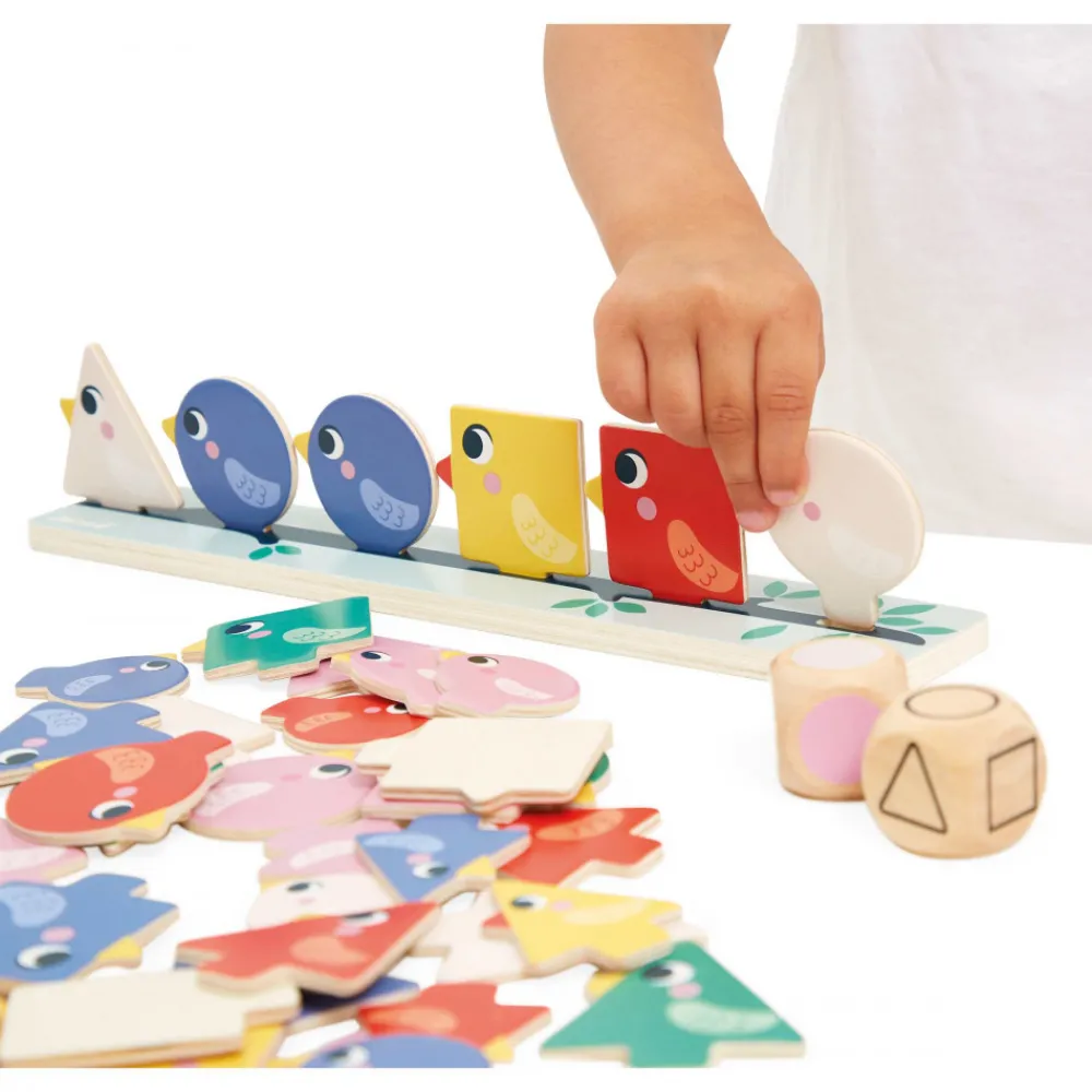 Janod Jeux Éducatifs Maternelle|Jeux Éducatifs Science & Géographie*Tri des Formes, Couleurs et Tailles - Les Oiseaux