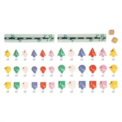 Janod Jeux Éducatifs Maternelle|Jeux Éducatifs Science & Géographie*Tri des Formes, Couleurs et Tailles - Les Oiseaux