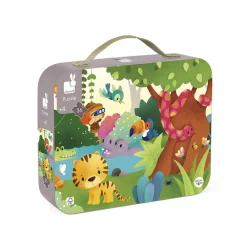 Janod Puzzles 20 À 49 Pièces*Valisette puzzle panoramique Jungle 36 pièces
