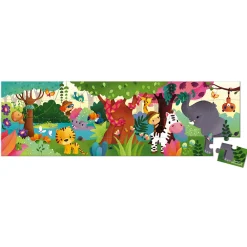 Janod Puzzles 20 À 49 Pièces*Valisette puzzle panoramique Jungle 36 pièces