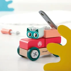 Janod Jeux De Construction|Établis, Outils & Bricolage*Voiture à Bricoler Chat Brico'Kids