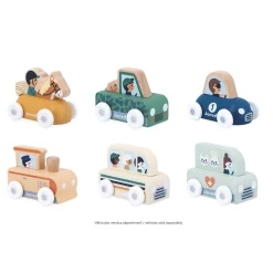 Janod Véhicules, Garages & Voitures|Trains & Véhicules*Voiture de sport en bois Vallée blanche - Cross Roads